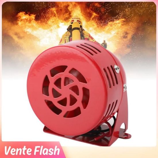 Sirène D'alarme 12V 110DB Avertissement Sonore Sirene Alarme Sécurité