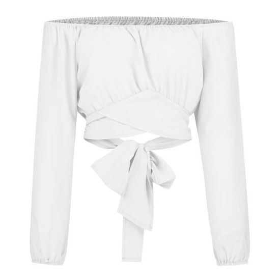 Top côtelé à épaules nues · Blanc Cassé · Circulaire | Massimo Dutti