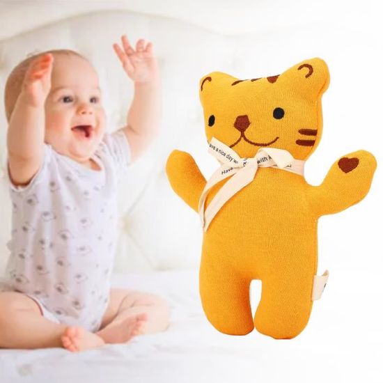 Oreiller Tapotement Apaisant Bébé Mouvement Rythmique Animal Oreiller De Tapotement Apaisant Pour Bébé - Mouvement Rythmique - Design Animal - Télécommande - 68x25cm Patte Bébé Sommeil