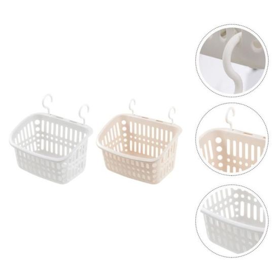 Lot 4 Clips Muraux Salle De Bain, Support Rangement Multifonction Pour Gel Nettoyant Dentifrice Serviettes Fixation Murale Pratique Blanc 98751805
