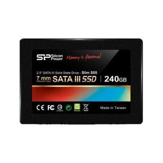 SILICON POWER SSD - SATAIII (TLC) - S55 - 240 GB - 7mm 2.5" entry level