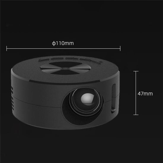 Mini Projecteur Portable YT200 - Compatible Smartphone, Haut-parleurs Externes, Charge Par Power Bank - 2