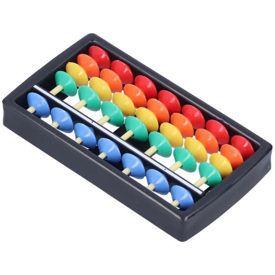 Boulier coloré pour enfants sur la table Mathématiques arithmétique