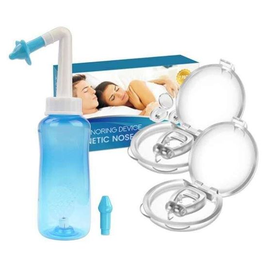 Neti Pot SMELEYOU Lavage Nasal Plastique - Pour Adulte Et Enfant - Nettoyage Nasal Quotidien
