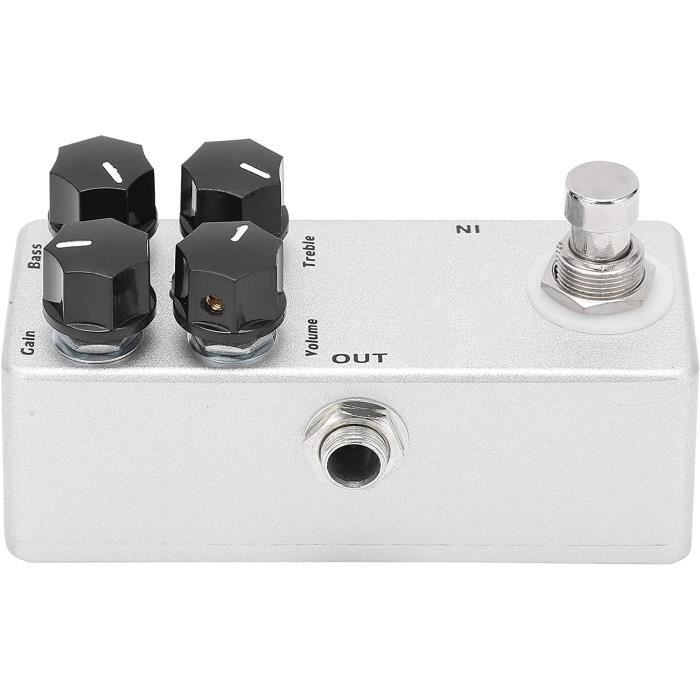 Pédale Guitare Caline Sundance - Overdrive + Boost, Double Effet, True Bypass, Boîtier Métal