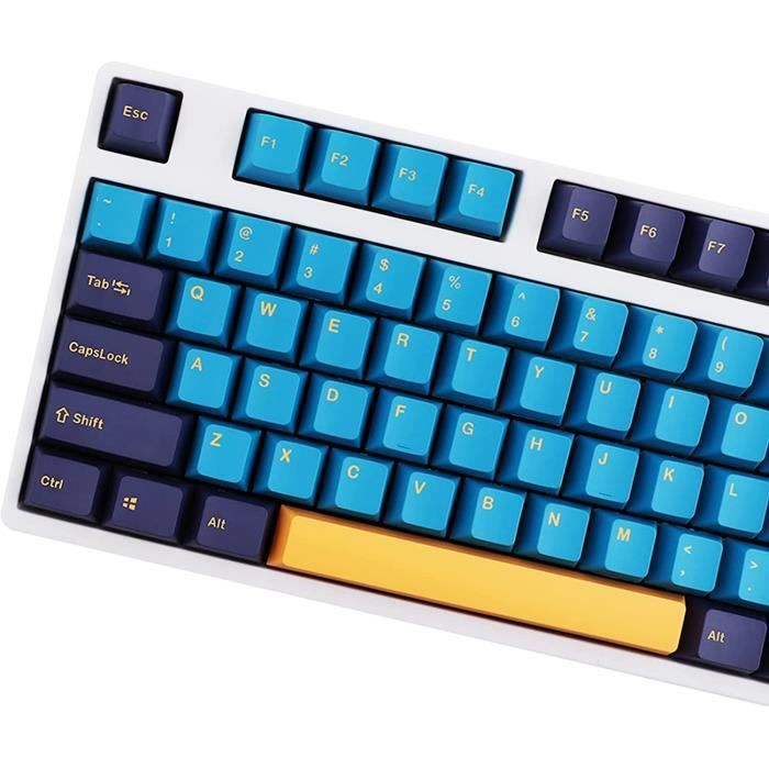 Capsules De Clés Taide PBT – Disposition ANSI 61 Touches – Profil OEM Pour Clavier 60%