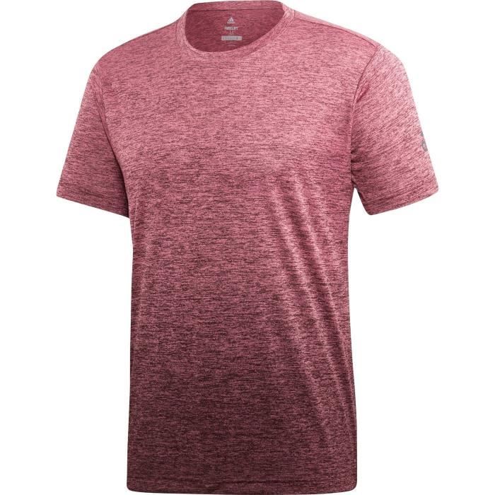 tee shirt adidas rouge homme