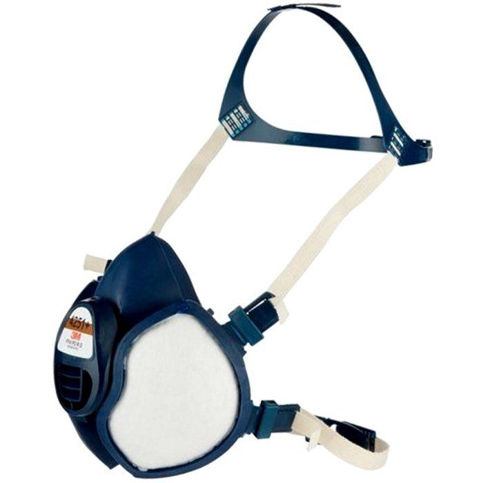 Demi-masque jetable à filtres intégrés 4251 A1P2R PHYTO - 3M - 7100113098