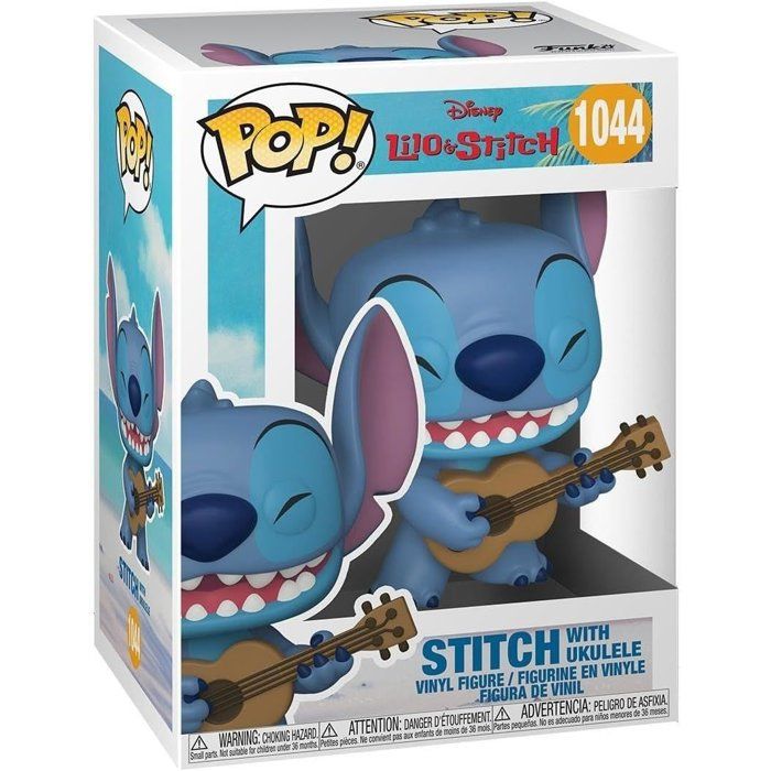 Figurine Funko Pop! Disney: Lilo & Stitch Stitch wUkelele - vue 1