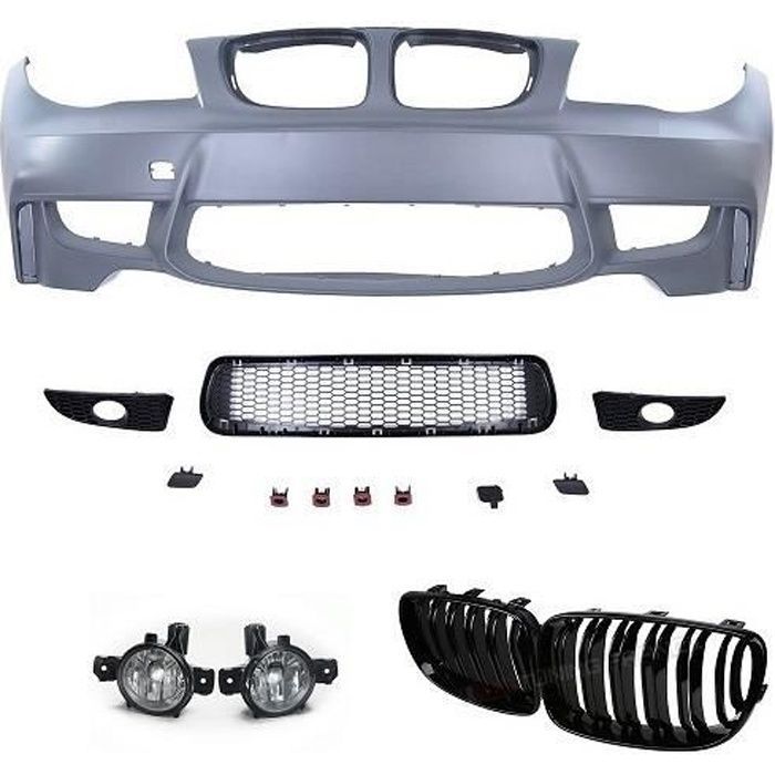 PARE CHOC PARECHOC LOOK PACK M 1M BMW SERIE 1 E81 E82 E87 E88 CALANDRES + ANTIBROUILLARDS