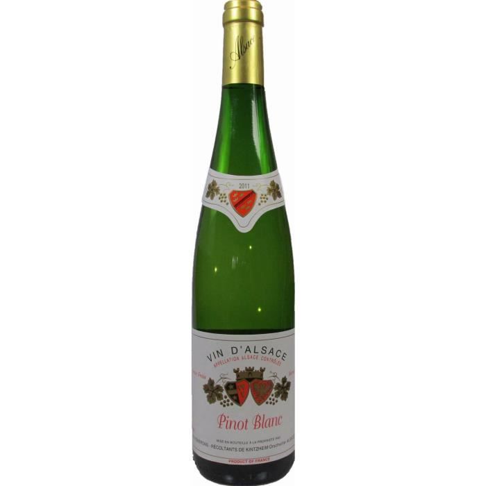 Vin blanc d'Alsace pinot blanc 12° Vieilles Vignes 75cl