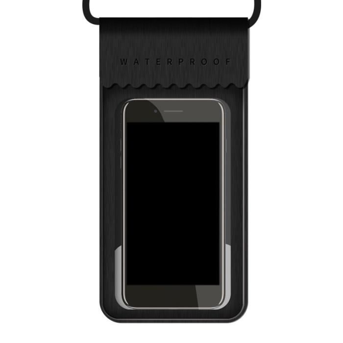 Étanche téléphone portable sac sec écran tactile sac de natation coque de téléphone portable suppor - Modèle: black L - KSYYBA12303