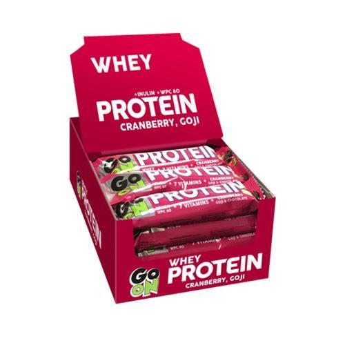 Barre proteinee 20 24x50g Canneberge Go On Nutrition Proteine