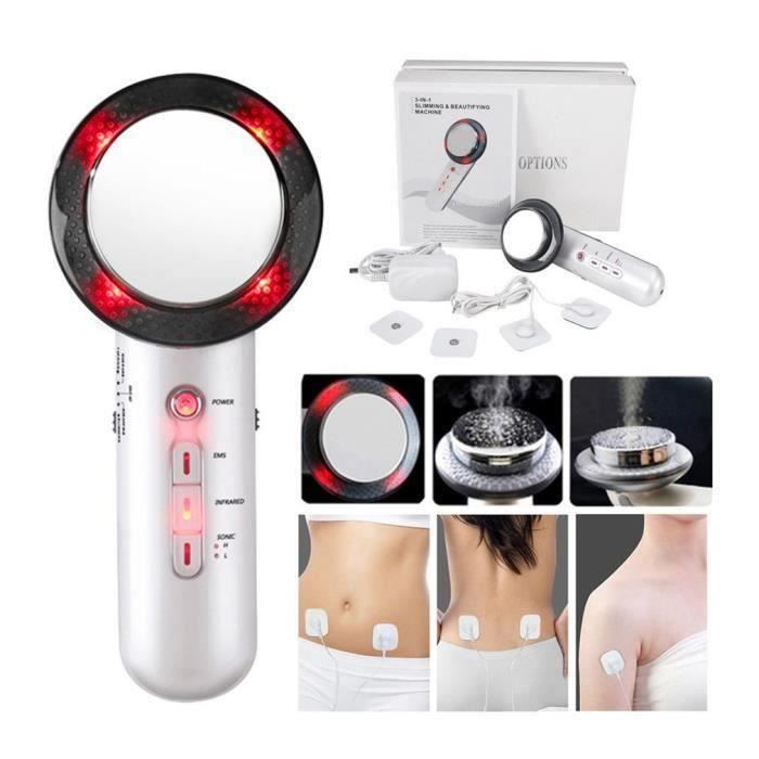 Masseur à ultrasons 1 MHz plug EU soin de visage Appareil de massage corporel Thérapie ultrasonique