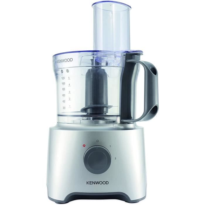 Kenwood fdp302si Multipro Compact Processeur de cuisine, 800 W, 2.1 liters, argent