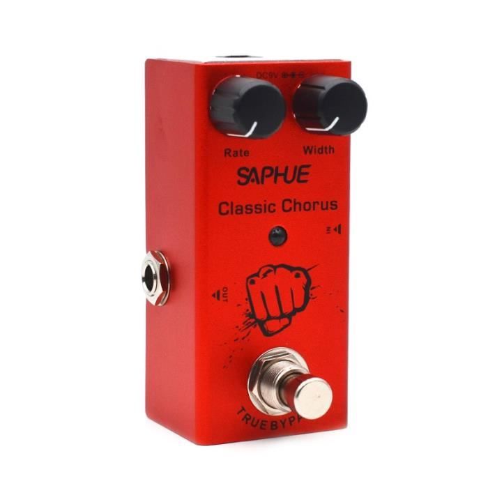 Guitare,SAPHUE guitare électrique pédale Vintage Overdrive-distorsion croquant-distorsion-rêve - Type Classic Chorus #C