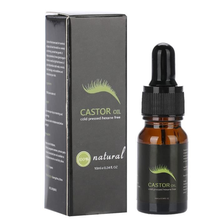 Cikonielf Rehausseur de cils 10 ml nouvelle huile de ricin croissance naturelle des cils sérum de cils essence de croissance