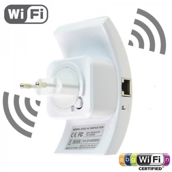 Wireless-N répéteur Wifi 802.11b-g-n Réseau Routeur Range Expander 300Mbps supplémentaire Antennes WR01 EU Plug MKK72