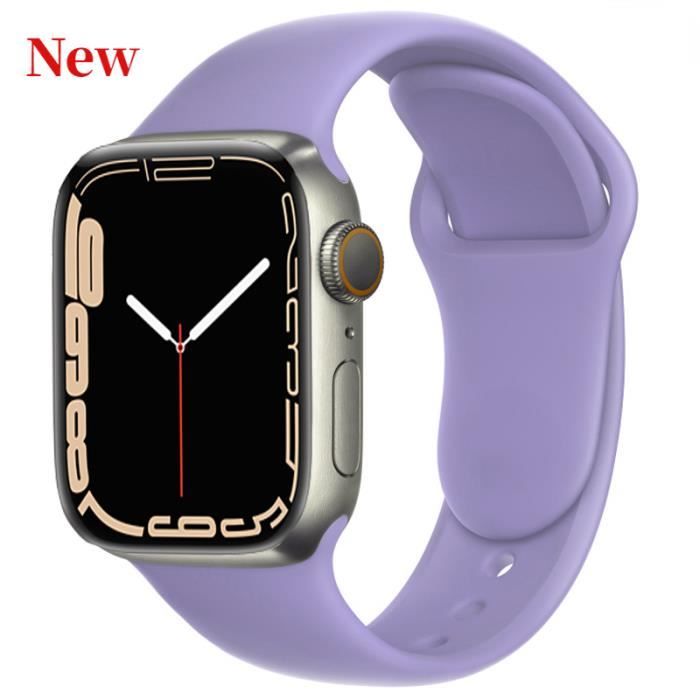 Silicone Strap Compatible Apple Watch Sports Soft Bracelet Wristband For IWatch Series 7 6 5 4 3 SE 38mm 40mm 41mm ML 6NCD7JL2C4