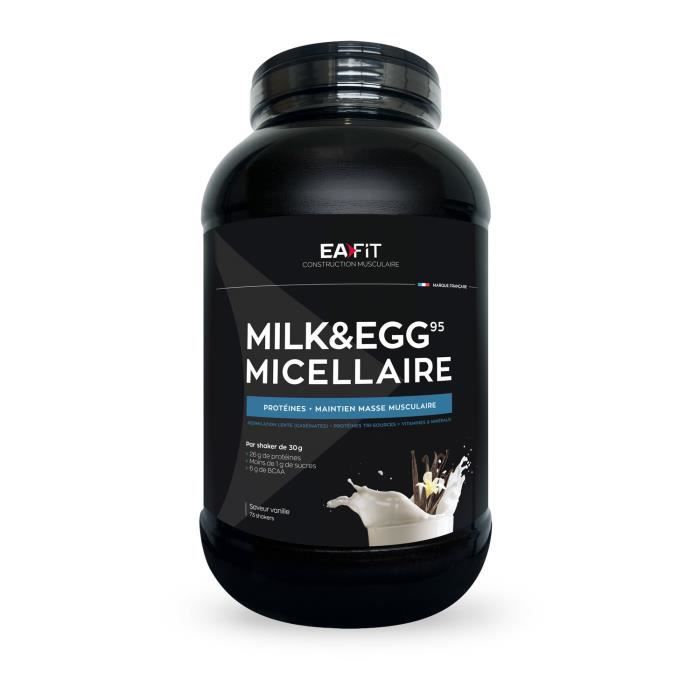 Eafit Milk & Egg 95 Goût Vanille 2,2kg