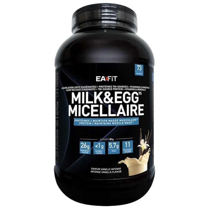 Eafit Milk & Egg 95 Goût Vanille 2,2kg