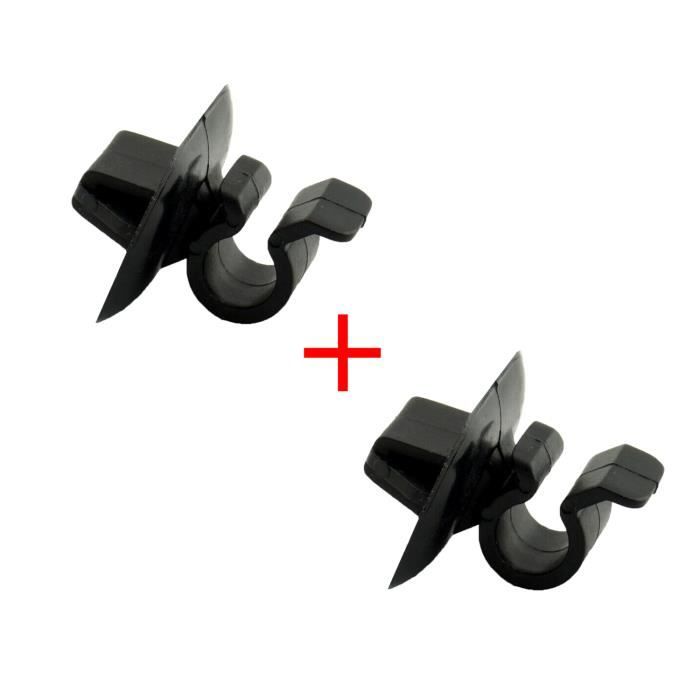 Lot de 2 clips attache de la barre de capot pour Peugeot 106 306 407 605 806 Partner Citroen C4 C2 C3 C15 Evasion Saxo Berlingo