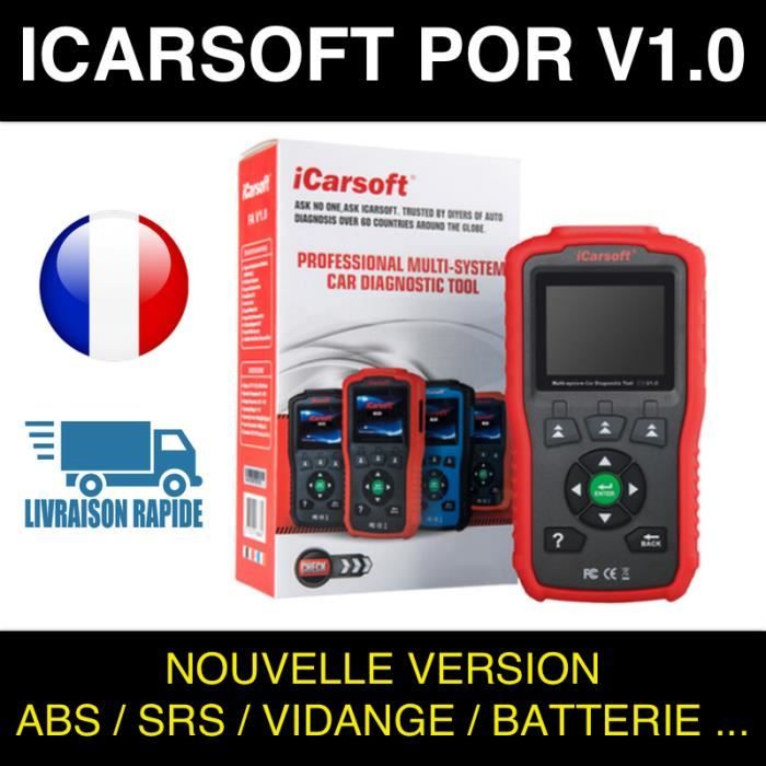 Valise / Interface Diagnostic OBD OBD2 iCarsoft POR V1.0 Compatible Porsche