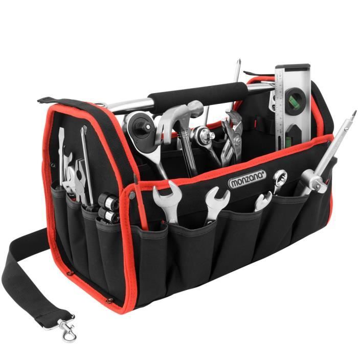 Sac à outils rangement outils pratique avec poches et bandoulière - Taille L