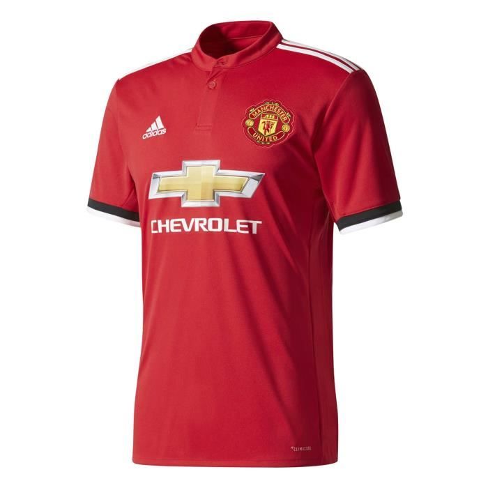 Adidas Performance Maillot De Football Manchester United Domicile 2017-18 Rouge Maillot Club Homme Football