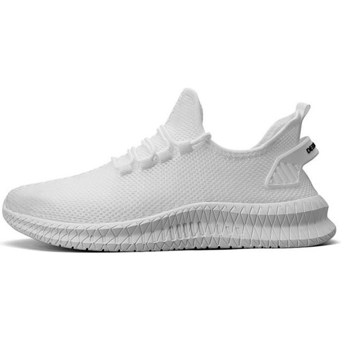 Chaussures de sport pour hommes, Flying Woven Mesh-Blanc