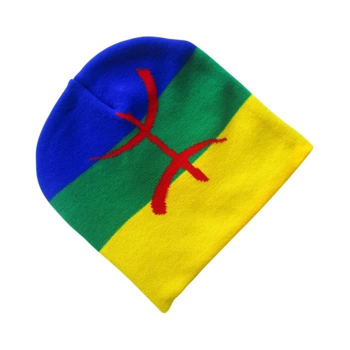 BONNET KABYLIE KABYLE ALGERIE ALGERIEN HOMME FEMME ENFANT FILLE GARCON No écharpe maillot fanion casquette drapeau ...