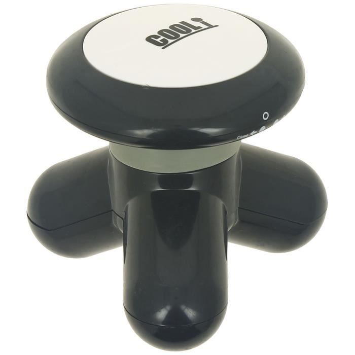 Robot Masseur Vibrant Appareil De Massage Tendance Design Picto Cool Noir.