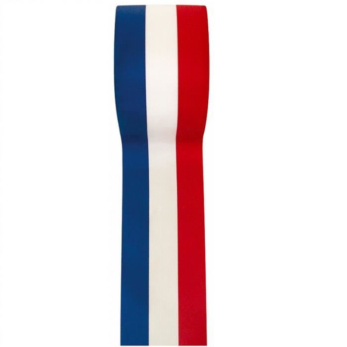REF/2800 - 1 Ruban tricolore France 10mm x 25m