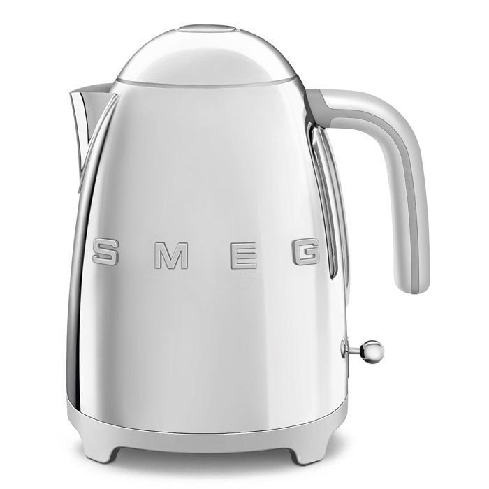 SMEG Bouilloire 1.7 Litre 360° Années 50 - 2400W Chromé KLF03SSEU Silver