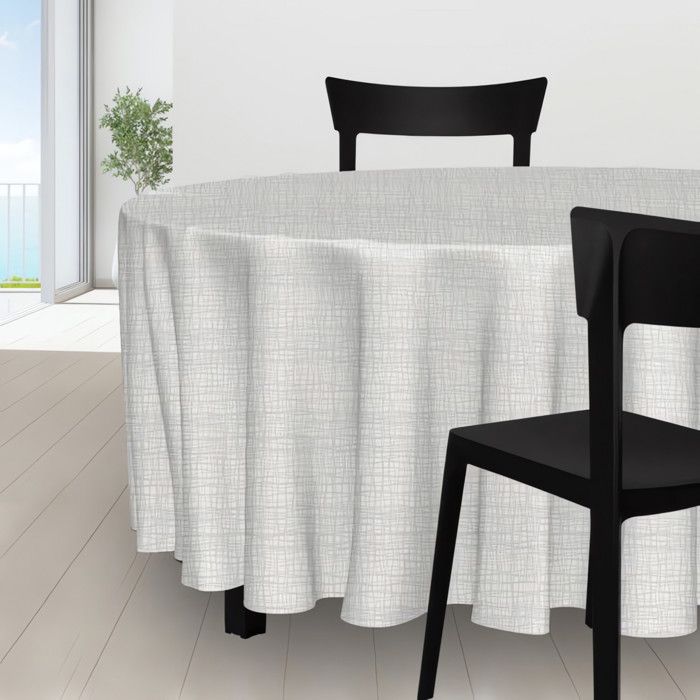 Nappe ronde diamètre 180 cm GALAXY blanc