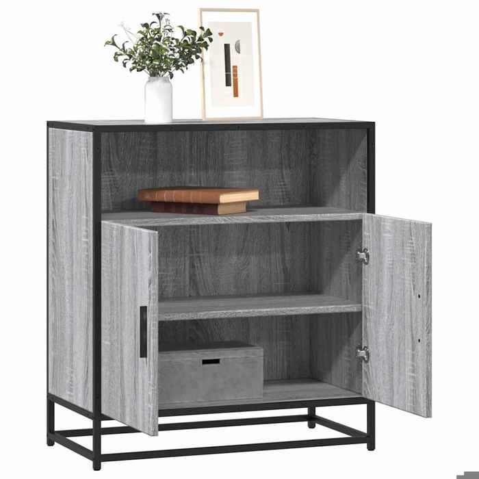 UNIQUE*Enfilade salle à manger VVMEUBLE - Buffet - sonoma gris - 68x35x76 cm - bois dingénierie NEW155205