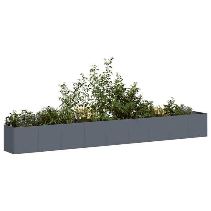 vidaXL Jardinière Acier 360x40x40 cm - vue 2