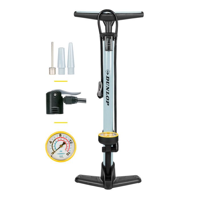 Dunlop Pompe à Vélo avec Manomètre
