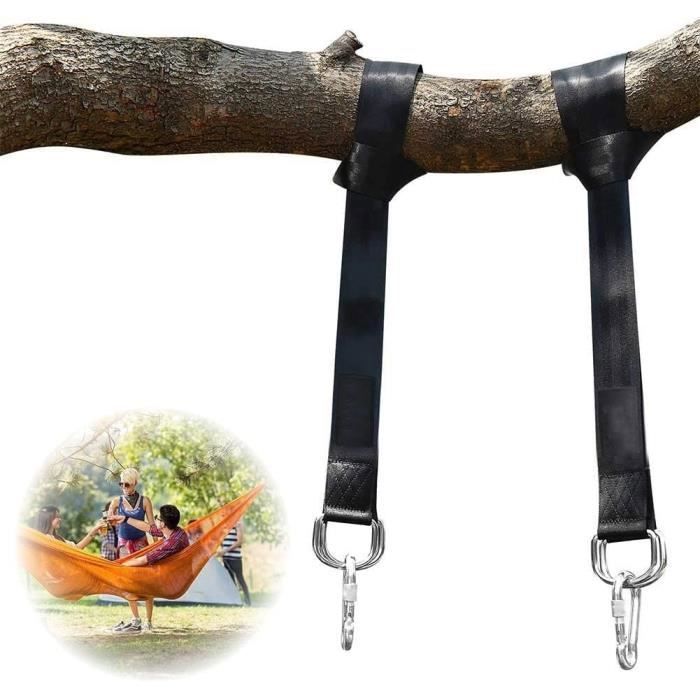 Sangles Pour Hamac Traybray - Kit 150cm Avec Mousquetons, Support 1000kg, Idéal Pour Extérieur