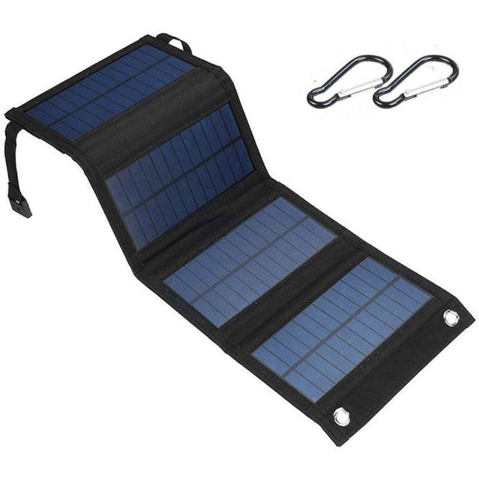 Panneau Solaire, 10W 5V Chargeurs Solaires Pour Téléphones Portables Solar Power Bank Ip64