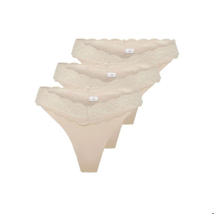String femme Only Chloe (x3) peach taffy - Cdiscount Prêt-à-Porter