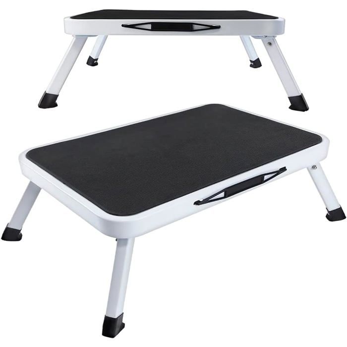 Échelle à pédale simple pliable-taille dépliée 480x300x180mm-convient pour lintérieur et lextérieur