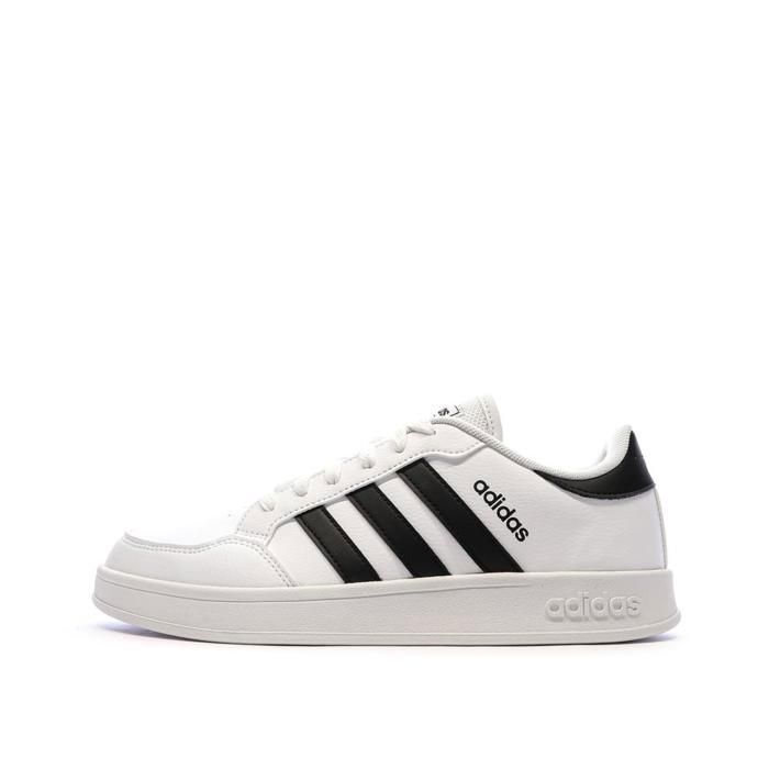 Adidas Baskets Blanches/Noires Homme Adidas Breaknet