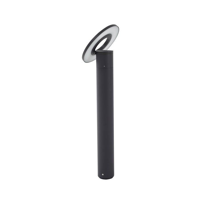 LED Eclairage Exterieur Tovio (Moderne) en Gris Aluminium (1 lampe à) Luminaire Lampe Jardin Borne Lumineuse