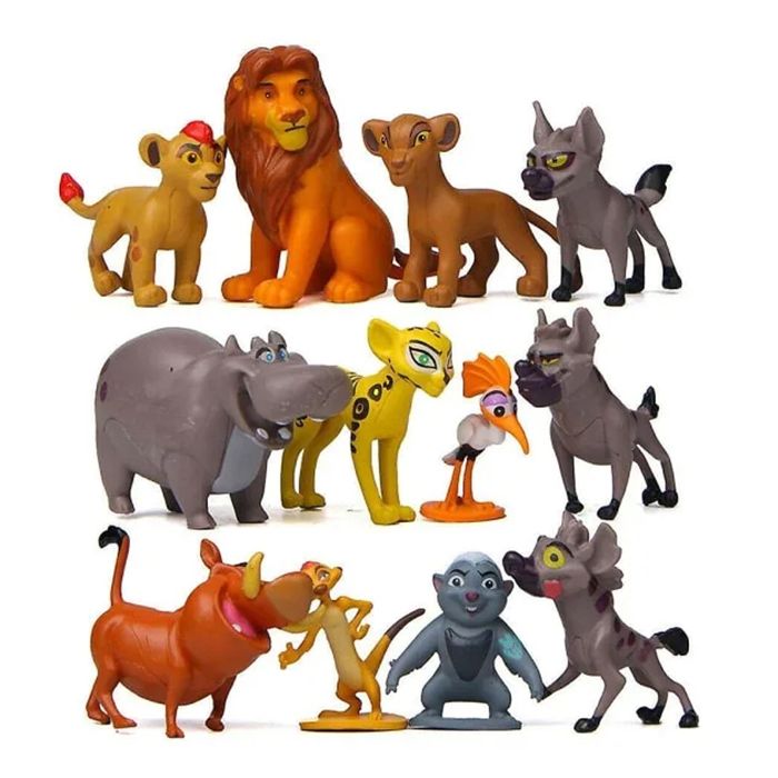 Coffret de 12 figurines Le Roi Lion (Simba Kion Timon Pumbaa) - Cadeau pour enfants ACCESSOIRES FABRICATION MAISON