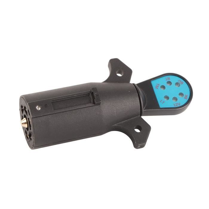 Testeur De Prise Remorque Draper 13 Et 7 Broches – 12/24V Avec Câble 5m Et LED