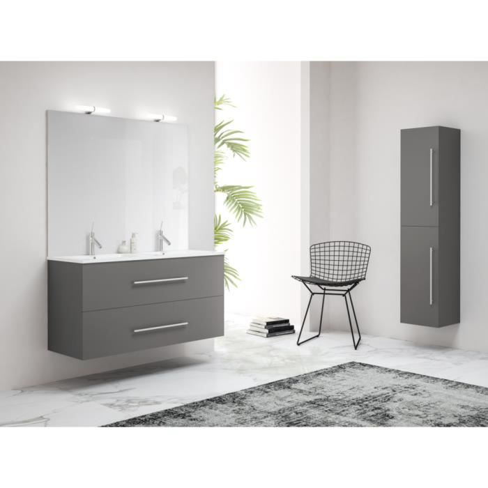 Ensemble Meuble Ancoflash 2 Tiroirs 100cm Anconetti Gris