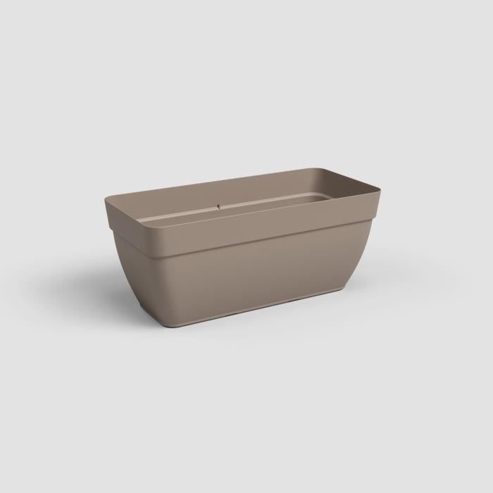 Jardinière CAPRI CAMPANA XL - Plastique - 80 cm - Taupe - ARTEVASI