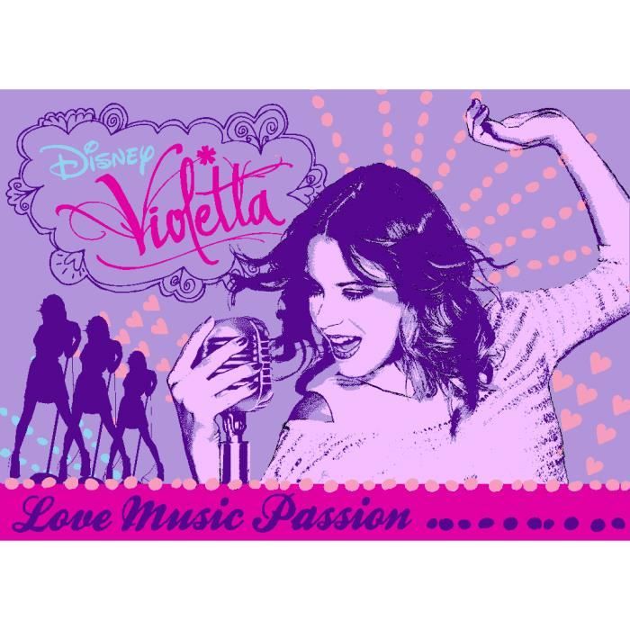 Tapis Decoratif Violetta Disney Achat Vente Tapis Polyamide Cdiscount