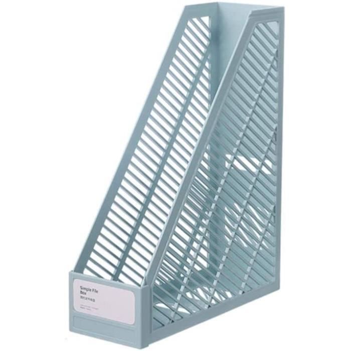 Porte-Revues Sur Roulettes - Présentoir Brochures Métal 135cm - Noir